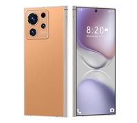 WMDMJT S26 Ultra Series Built-in Pen Phone, 7.3INCH HD Unlocked Android Smartphone, 1TB Storage, 16GB RAM, 108MP Camera, Night Mode, Long Battery Life, Dual SIM,Orange-1TB