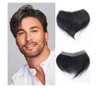 WMen'S Concealer Wigs 0.06mm Ultra Thin PU Hairpiece for Men,Seamless Invisible Toupee Wigs(16x2cm)