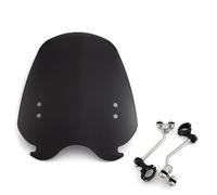 WMENZT For Universal Motorcycle Windshield Extension Adjustable Spoiler Clamp-On Windscreen Deflector