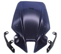 WMENZT Motorcycle Black Windshield Visor Windscreen Double Bubble For SP MT09 2017 2018 2019 2020 FZ9 MT-09 17 18 19 20