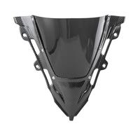 WMENZT Motorcycle Carbon Fiber Windshield Wind Deflector Visor Viser WindScreen For CBR650R CBR 650 R 2019 CBR-650R Double Bubble