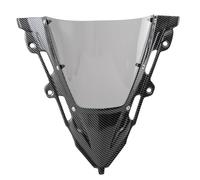 WMENZT Motorcycle Carbon Fiber Windshield Wind Deflector Visor Viser WindScreen For CBR650R CBR 650 R 2019 CBR-650R Double Bubble