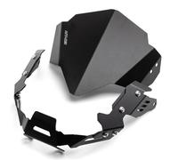 WMENZT Motorcycle Headlight Guard Cover Windshield Windscreen Deflector Aluminum Kit For MT-03 MT-25 2015-2019 MT03 MT25 FZ03 FZ25
