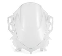 WMENZT Motorcycle Visor Windshield Black Windscreen For YZF R15 V4.0 2021 2022 R15M 21-22 YZF R15M V4 Double Bubble