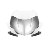 WMENZT Motorcycle Windshield Windscreen Wind Deflector Front Screen Shield Spoiler Fairing For Street Triple 765RS 765 RS Moto2 2023
