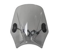 WMENZT WindScreen Windshield Viser VIsor Double For Royal Enfield Bullet/Meteor/Classic 350 500 Interceptor 650 Continental GT 535