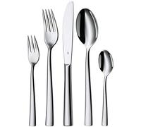 WMF 1166916040 Philadelphia Cromargan Cutlery Set for 6 People, Silver, 30-Piece