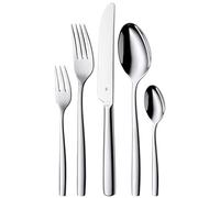 WMF 1272916040 Palma Cromargan Cutlery Set for 6 People, Silver, 30-Piece
