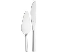 WMF 1291516040 Nuova Cromargan Fruit Knife and Fork, Silver, Set of 2