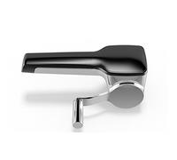 WMF 1877406040 Kitchen Classics Cheese Grater 20 x 14 x 8 cm, Cheese Mill with Drum Grater, Cromargan Stainless Steel, Parmesan Grater for Left-Handers , Black