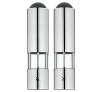 WMF 2 - Electric Salt/Pepper Mill with Batteries Set Mill Stainless Steel Acrylic Glass