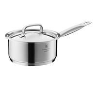 WMF 726166030 sauce pan Ø 16 cm approx. 1,4l Gourmet Plus Inside scaling vapor hole Made in Germany hollow side handles metal lid Cromargan stainless steel suitable for all stove tops including induction dishwasher-safe , Silver