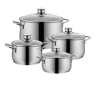 WMF 730049990 Diadem Plus Cromargan Pot Set, Silver, 4-Piece