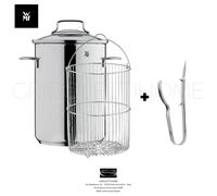 WMF - Asparagus Peeler Ø 16 Cm With Lid + Basket + Asparagus Cutter