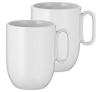 WMF Barista Mugs Set of 2, 2 Coffee Mugs, 380 ml, Porcelain, Coffee Cups, Coffee Mugs, Dishwasher Safe