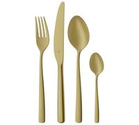 WMF Boston Gold - 24 Piece 6-Seater Cromargan Stainless Steel Cutlery Set with Polished Finish, Dishwasher Safe