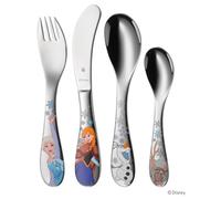 WMF Children's Set 4-Piece Frozen Cromargan Stainless Steel 18/10 Polished Suitable for Ages 3 and Above Engraved Cutlery Dishwasher Colour and Food Safe, 22 x 16 x 3 cm