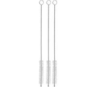 WMF 6008979990 Baric Strohhalm Bürste 3 Stück, 20 cm Cleaning Drinking, Metal, Glass Straws, Milk Hose, Shisha Brush, 18/8 Stainless Steel