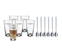 WMF Clever and More Latte Macchiato Set, Silver, 12-Piece