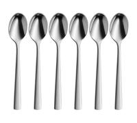 WMF Corvo Cromargan Protect Espresso Spoons, Silver, Set of 6