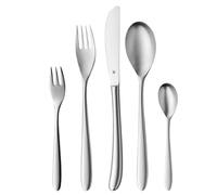 WMF Cutlery Set 30-Piece for 6 People Silk Cromargan 18/10 Stainless Steel Polished