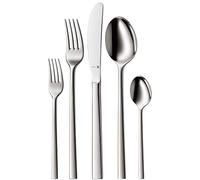 WMF Cutlery Set 30-Piece for 6 People Sonic Cromargan Protect Stainless Steel Polished Extremely Scratch Resistant with Inserted Blade