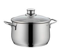WMF Diadem Plus Cromargan High Casserole, Silver, 20 cm, 3.7 Litre