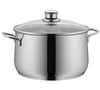 WMF Diadem Plus High Casserole with Lid, 18/10 Stainless Steel, 24 cm