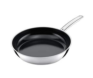 WMF Durado Frying Pan 32 cm Induction, Cromargan Stainless Steel Coating, Large Ceramic Coating, Oven-Safe