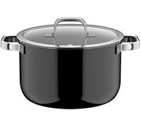 WMF Fusiontec Mineral Pro 0518665290 Cooking Pot with Lid, 24 cm, Scratch-Resistant Material, Induction Cooker, Suitable for All Types of Cookers, Made in Germany, Black