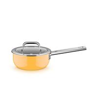WMF Fusiontec Mineral Pro 0519075290 Saucepan with Lid, 16 cm, Durable, Scratch-Resistant Material, Small Pot, Suitable for All Hob Types, Made in Germany, Mango Yellow