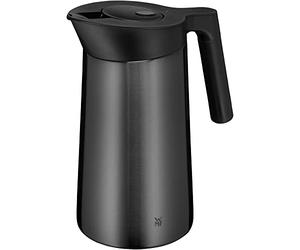WMF Kineo Double-Walled Insulated Jug, 1 Litre, Thermos Flask Stainless Steel with Click Closure, Coffee Pot Keeps Drinks Warm for 12 Hours and Cold for 24 Hours, Matte/Graphite