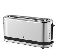 WMF Küchenminis Toaster Langschlitz mit Brötchenaufsatz, 2 Scheiben, XXL, Bagel-Funktion, Langschlitztoaster mit 7 Bräunungsstufen, 900W, Toaster edelstahl matt