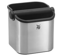 WMF Lumero Abschlagbehälter mit Abklopfstange, Zubehör für Siebträger Espressomaschine, spülmaschinengeeignet, edelstahl matt