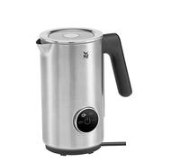 WMF Lumero Electric Milk Frother, 100-250 ml, Touch Screen, LED Light, 500 W, for Hot and Cold Milk Frother, Hot Milk, Milk Warmer, Matte Stainless Steel