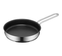WMF Mini Frying Pan, Coated, Small, 18 cm, Cromargan Polished Stainless Steel, Induction, Stackable, Ideal for Small Portions or Single Households