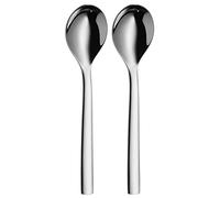 WMF Nuova Cereal Spoon, Set of 2, 16.5 cm, Yoghurt Spoon, Cromargan Stainless Steel, Tea Spoon, Polished Coffee Spoon, Dishwasher Safe