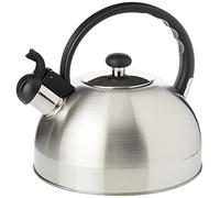 WMF ORBIT whistling kettle 1.5 L, whistling kettle with flute, Cromargan stainless steel
