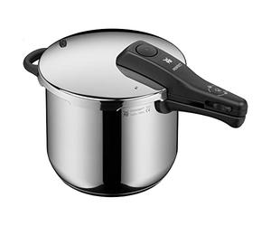 WMF Perfect One Pot Pressure Cooker Induction 6.5 L, Pressure Cooker, Large Cooking Signal, 2 Cooking Levels, Removable Lid Handle, Cromargan Stainless Steel