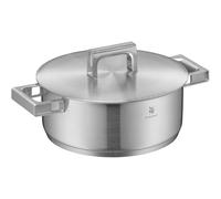 WMF Profi Resist Frying Pan Honeycomb Structure Induction 24 cm Stainless Steel Pan Scratch-Resistant with Multilayer Material Coating Stainless Steel Handle Suitable for All Hobs Oven-Safe