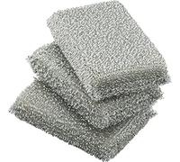 WMF Shiny Cushion 3-Pack, Scratch-Resistant Sponge, Lurex Material, Ideal for Coated Pans, Pots, Glass Ceramic Hobs