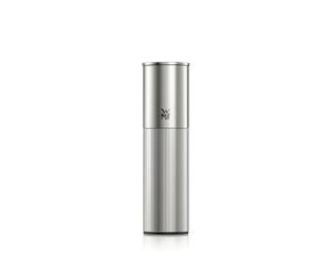 WMF Signature 0604036030 Spice Mill, Ceramic Grinder, Adjustable Grinding Grade, Easy Filling, Salt Pepper Mill, Magnetic Aroma Protection Lid, Stainless Steel