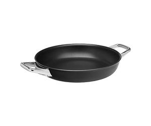 WMF Steak Professional Serving Sauté Pan Induction 24 cm Steak Pan Ideal for Sharp Searing, Multi-Layer Material Coated, Rapid Heat Control, Oven-Safe