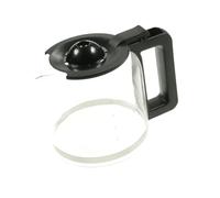 WMF Stelio Aroma, Digital and Terra 1500.0 milliliters Insulated Glass Coffee Maker Jug with Lid, Transparent, Black, FS-1000039924