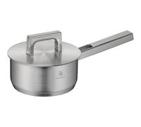 WMF Ultimate Cool Saucepan 16 cm with Lid, Small Saucepan 1.4 L, Milk Pan for Induction, Cromargan Stainless Steel Matt, Uncoated, Induction Pot with Inner Scale, Dishwasher Safe