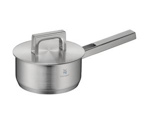 WMF Ultimate Cool Saucepan 16 cm with Lid, Small Saucepan 1.4 L, Milk Pan for Induction, Cromargan Stainless Steel Matt, Uncoated, Induction Pot with Inner Scale, Dishwasher Safe