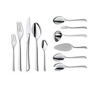 WMF Virginia Cromargan Protect Steel Cutlery Set for 12 People, Silver, 66-Piece