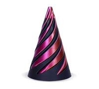 WMFASBAG 3D Printed Spiral Cone Toy Impossible Pyramid Passthrough Sculpture Stress Relief Mini Vortex Thread Illusion Desk Toy Gifts for and Adults