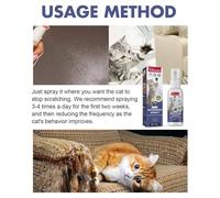 WMFASBAG Anti Scratch Spray Non- Cat Training Spray for Indoor Outdoor Use Training Cat Scratch Spray for Furniture Plants Couch Protector