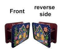 WMFASBAG Gem House DIY Wooden Tube Vase for Adults Gift Idea Home Decor